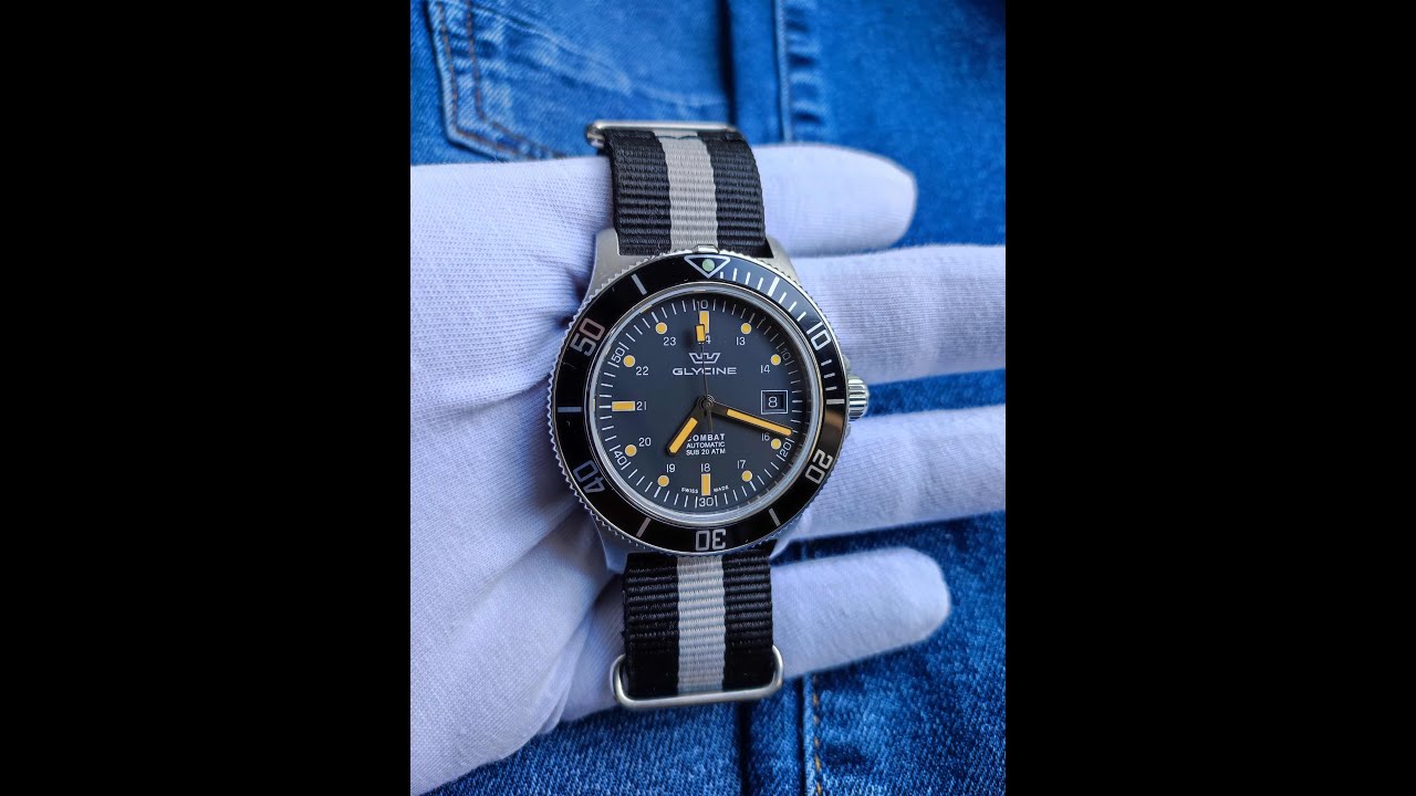 Часы Glycine Combat Sub 42 Automatic GL0083 доступная альтернатива Ocean One и Hydroconquest