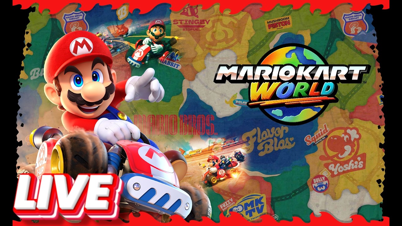 🔴Mario Kart World LIVE