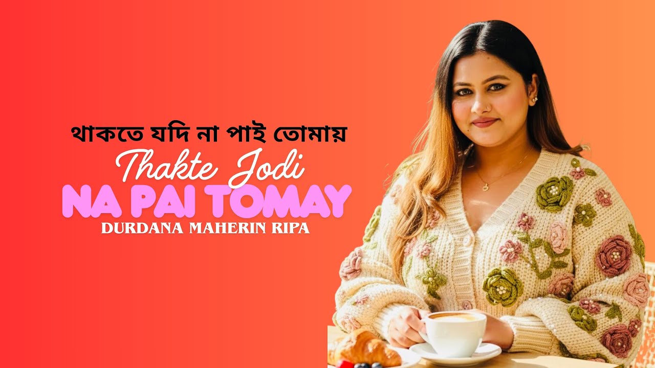 Thakte Jodi Na Pai Tomay | থাকতে যদি না পাই তোমায় | Durdana Maherin Ripa | New Song 2026