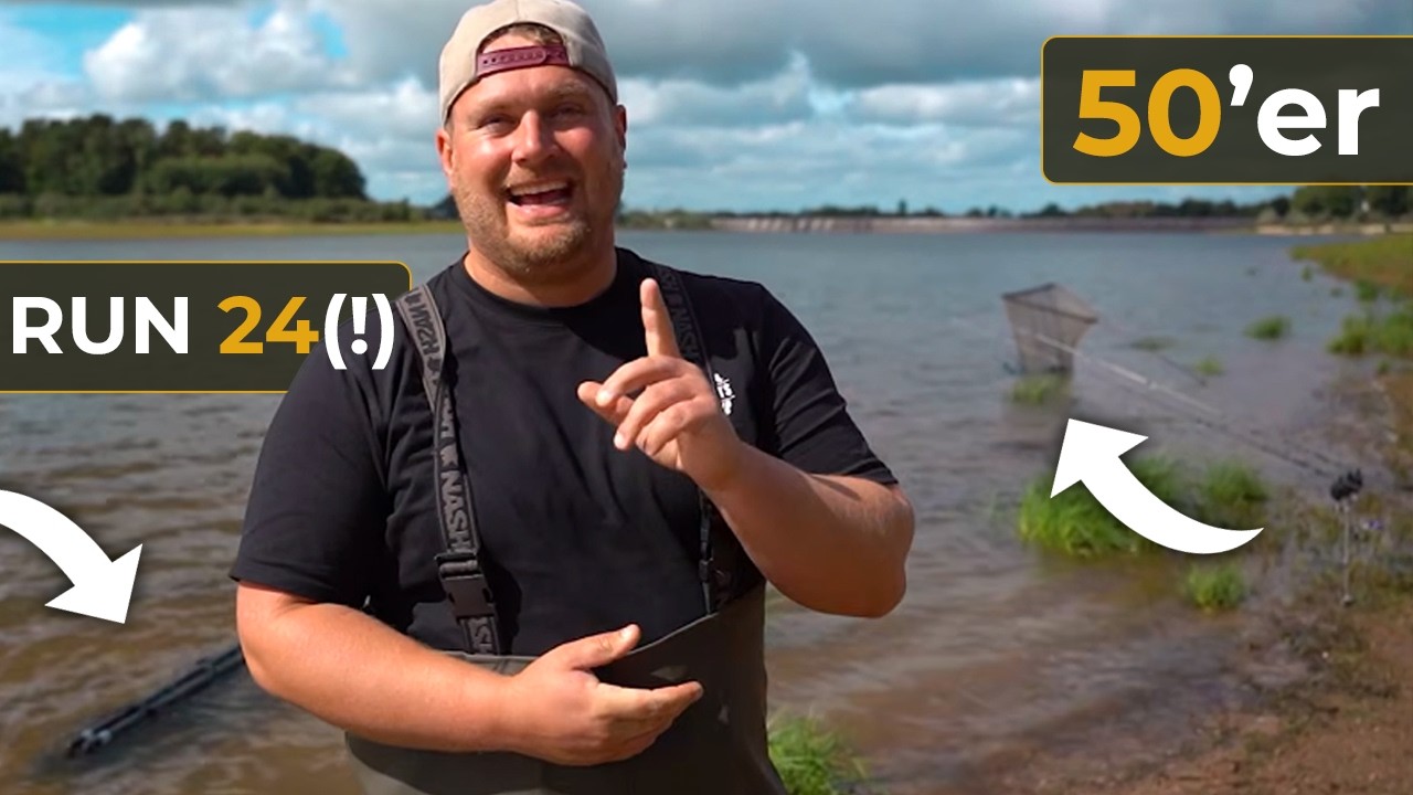 25KG+ KARPERS en non-stop DUBBELRUNS van OPENBAAR WATER