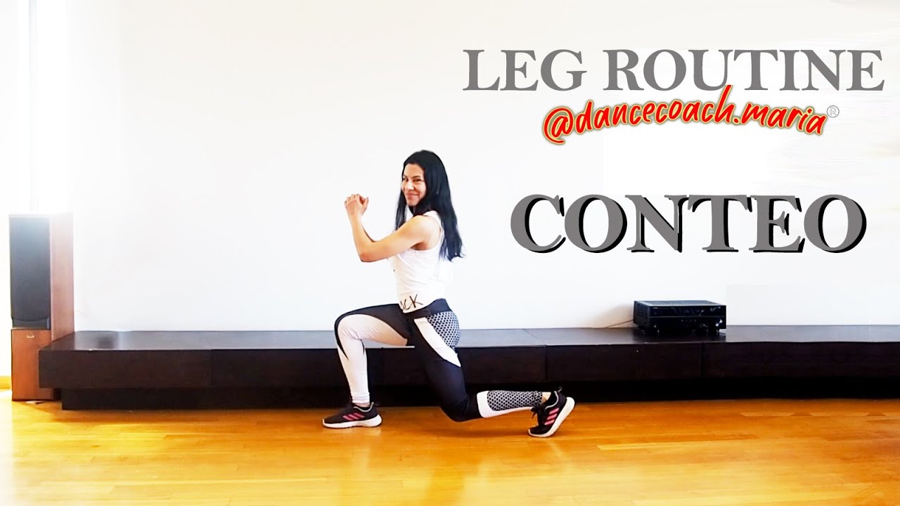 SONG WORKOUT | DON OMAR - CONTEO | REGGAETON | LEG WORKOUT ROUTINE| SQUATS & LUNGES | HOME  EXERCISE