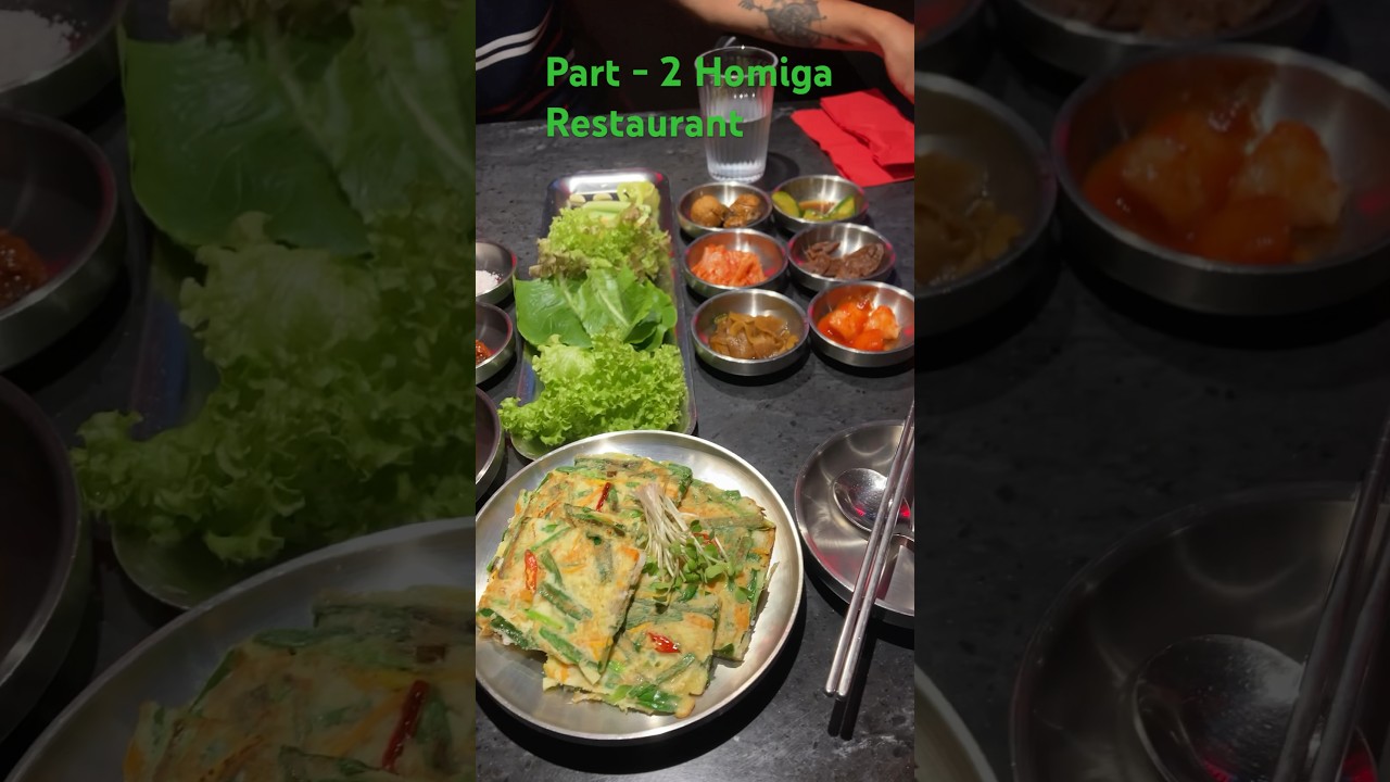 Homiga- Korean Restaurant Bangalore Part 2 #koreanfood #foodvlog