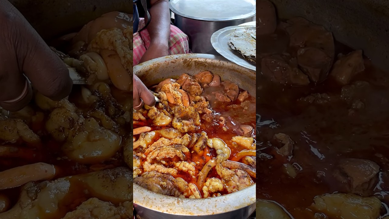 Kolkata's popular Bapidar Mutton Chhat #streetfood
