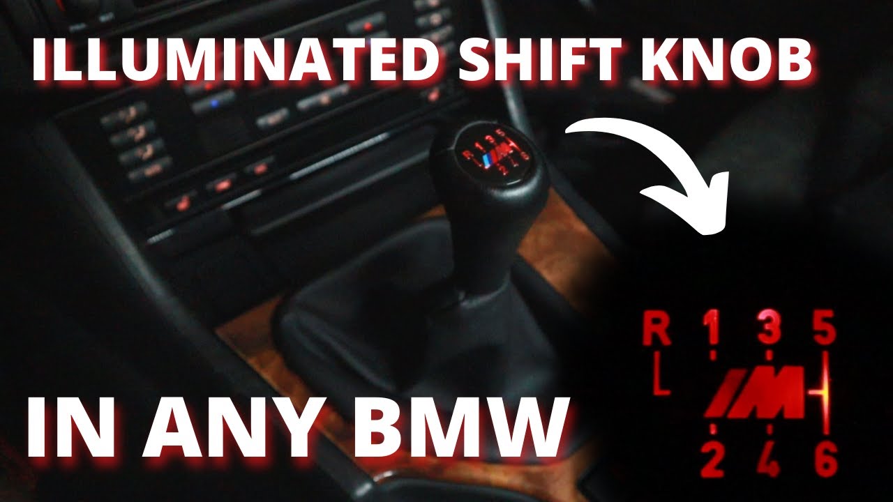 Как установить подсвеченную ручку переключения передач на ЛЮБОЙ BMW