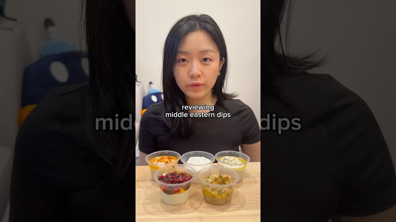 так что я впервые попробовала ближневосточные соусы 🤤 #foodreview #mukbang