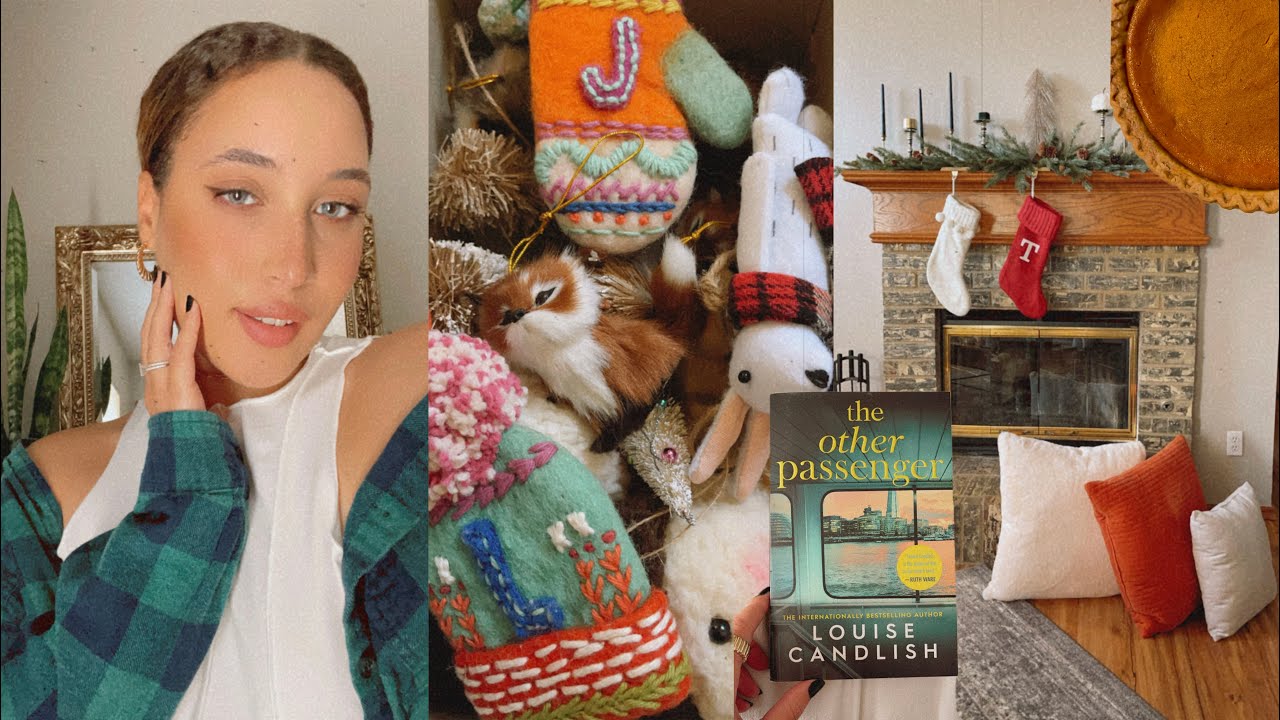 a holiday vlog | target trip + winter decorating + making bread + book update | Joi Trammell ✨