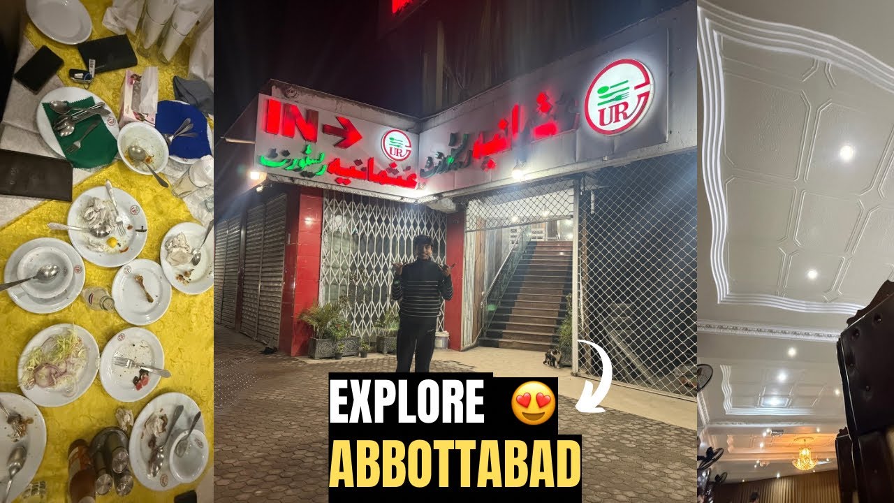 Exploring ABBOTTABAD 😍| usmania restaurant ne masa karwadiya•