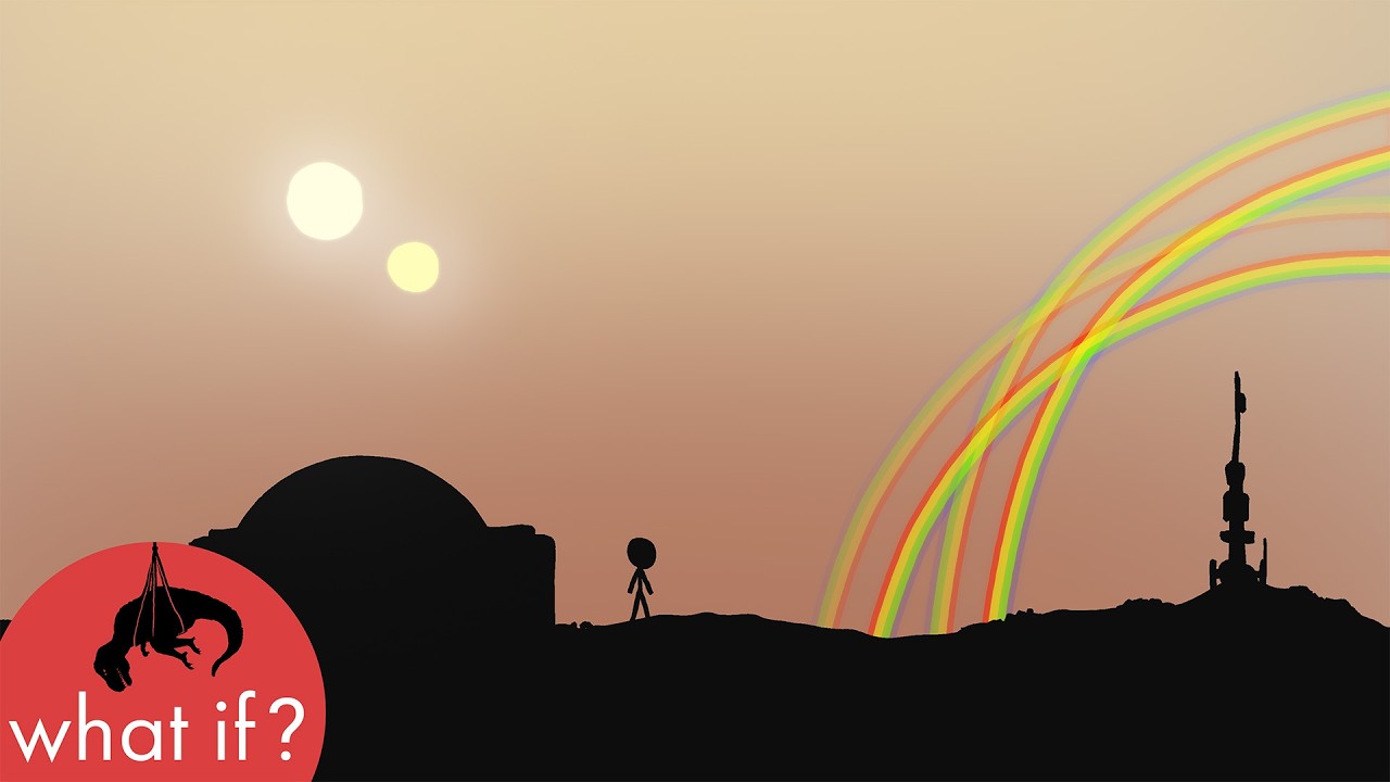 What would a rainbow be like on Tatooine?