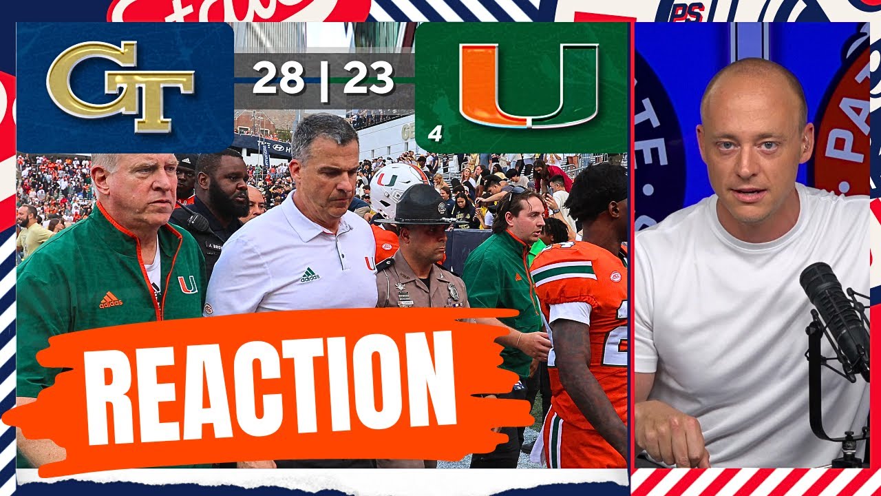 Miami Gets UPSET By Georgia Tech - Josh Pate Rapid Reaction