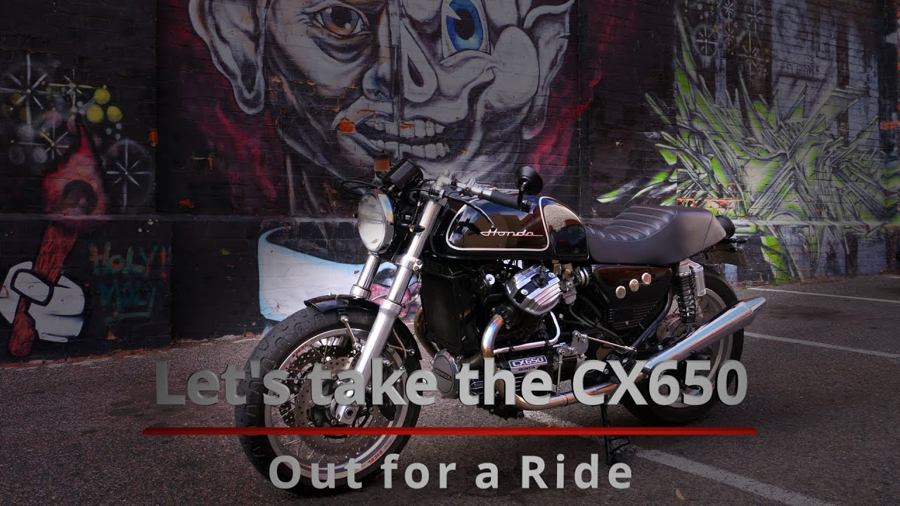 Honda CX 650 Cafe Racer Ride
