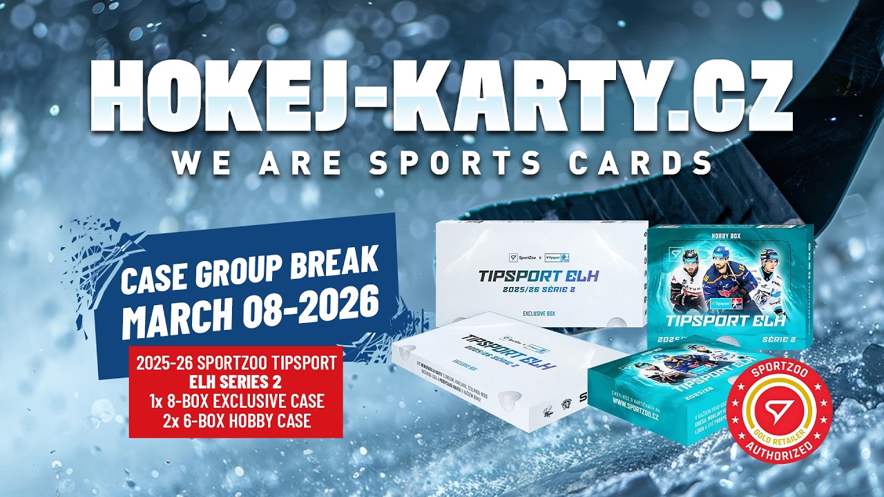 HOKEJ-KARTY.CZ CASE GROUP BREAK CZ MARCH 08-2026 - 2025-26 SPORTZOO ELH SERIES 2