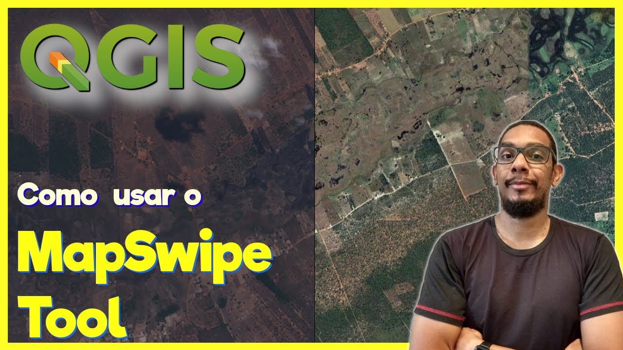 QGIS | Como usar o Complemento (Plugin) MapSwipe Tool
