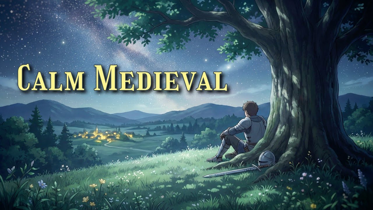 Relaxing Medieval Harp & Piano Music | Knightly Calm
