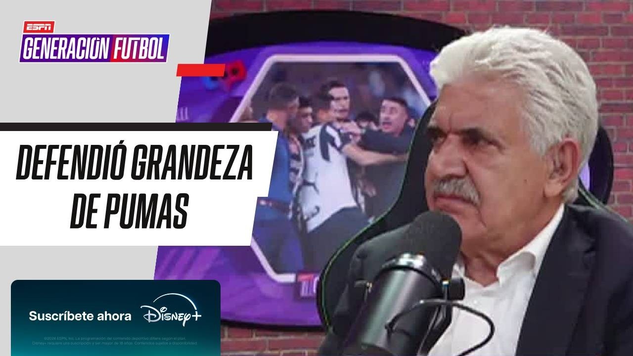 TUCA LE DIO UNA LECCIÓN A ÁLVARO MORALES Y DEMOSTRÓ QUE PUMAS ES UN GRANDE DEL FUTBOL MEXICANO