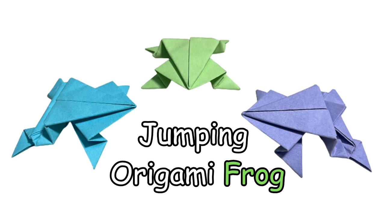 Easy Jumping Frog Origami | Step by Step Tutorial