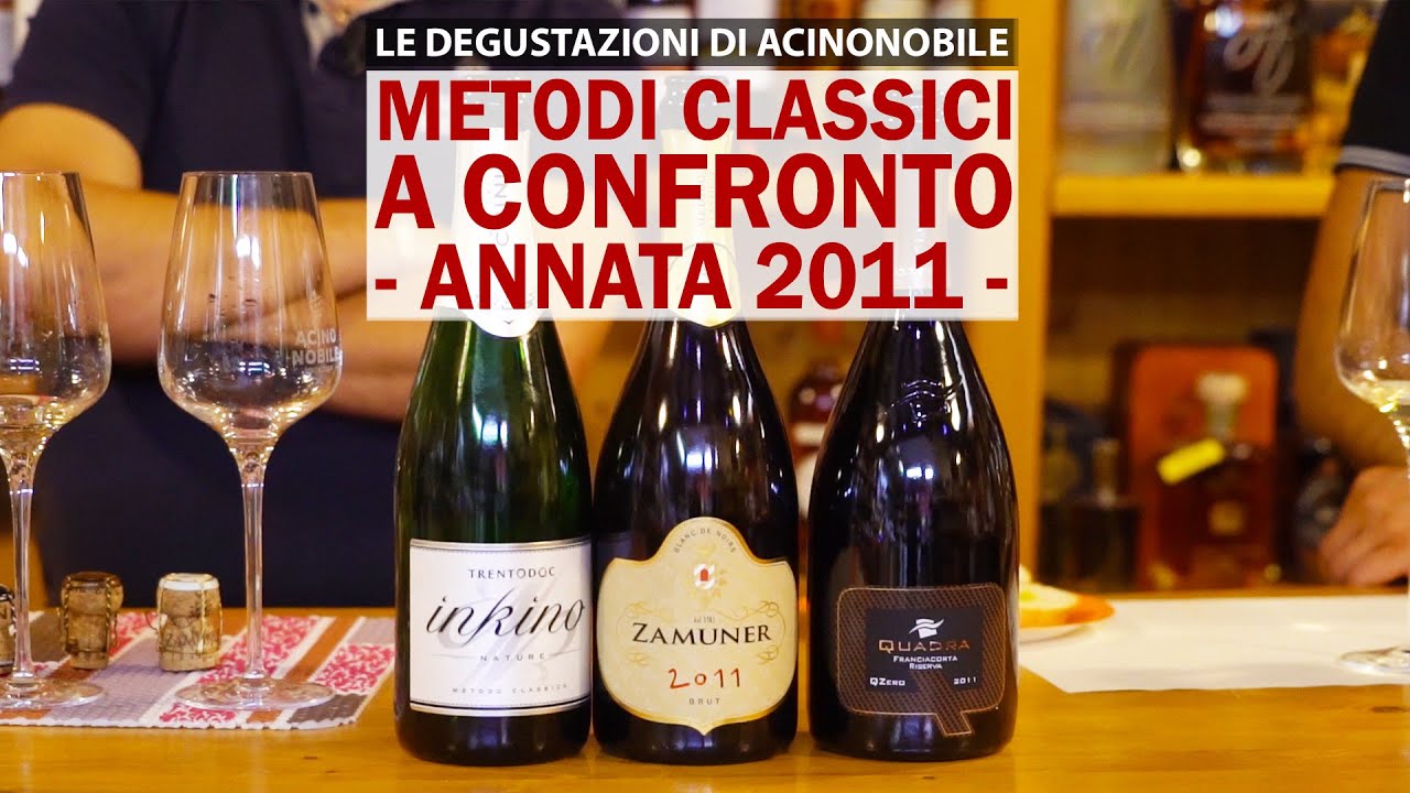 Metodi Classici a confronto | Inkino Trento DOC, Quadra Franciacorta DOCG, Zamuner | Annata 2011