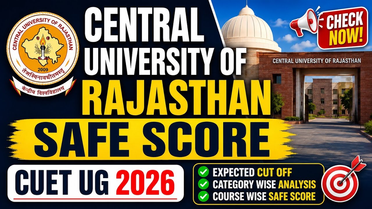 Central University of Rajasthan Admission Through CUET UG  Previous Year Cutoff Analysis