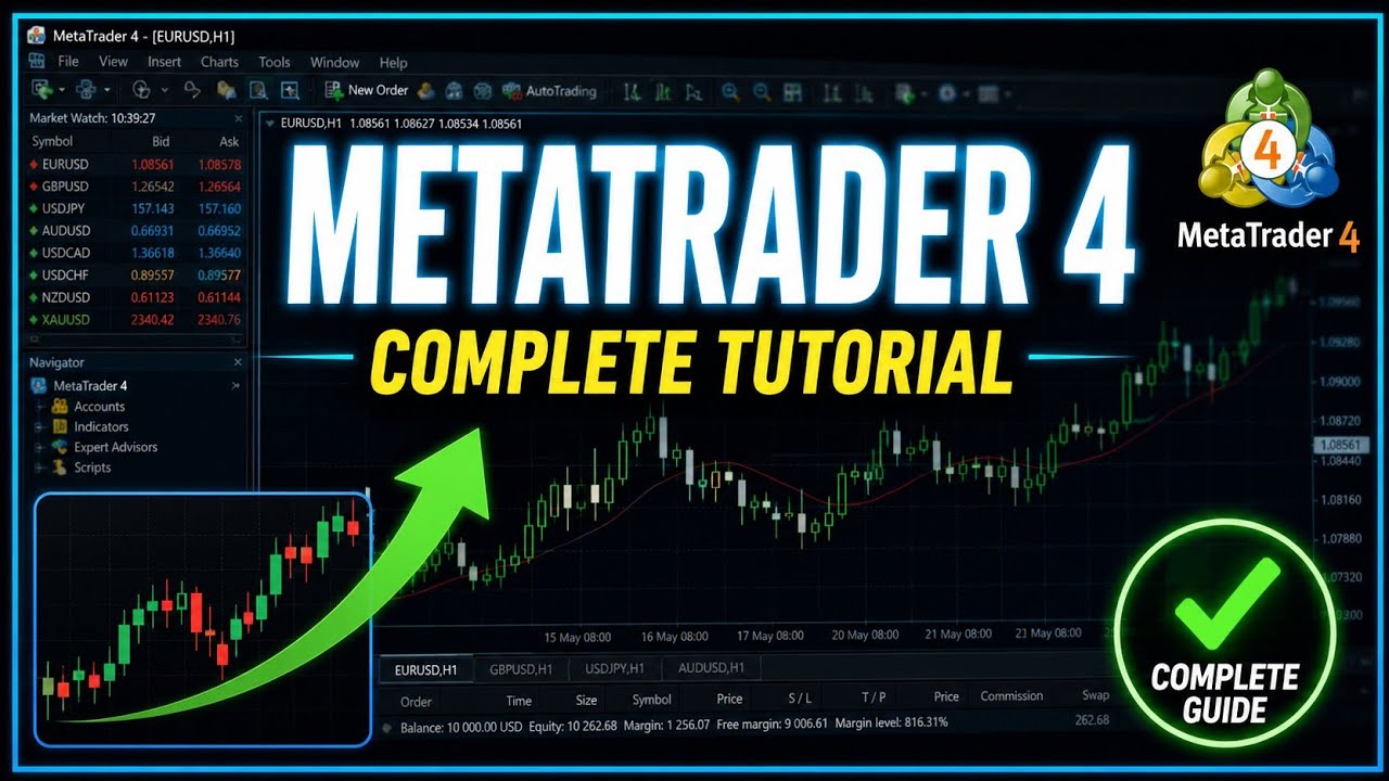 MetaTrader 4 Tutorial for Beginners | Complete Setup Guide (2026)