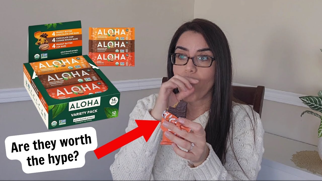 I tried the viral Aloha protein bars for the first time and this is my HONEST opinion