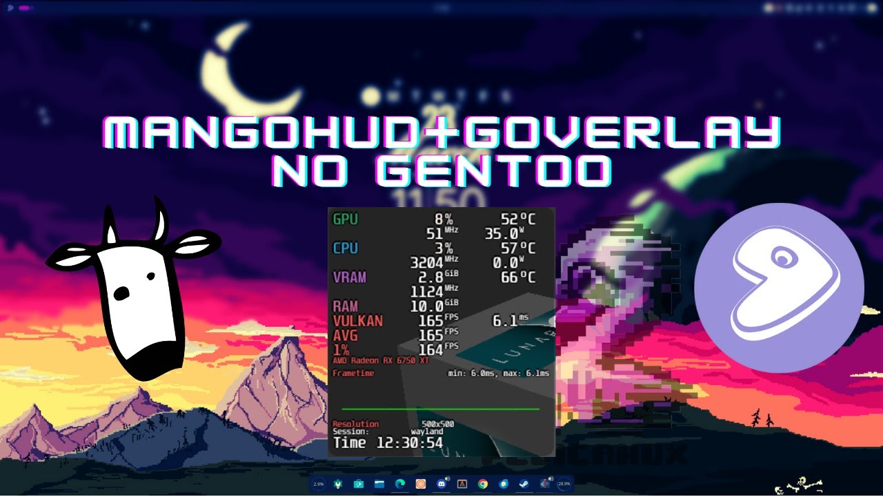 Instalando Mangohud + Goverlay no GENTOO com overlays.