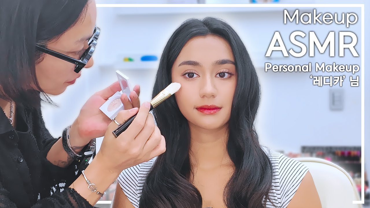 🎧 ASMR KOREAN Makeup｜우연히 비행기에서 만난 영국소녀 레디카 Redika, a British girl I met by chance on a plane
