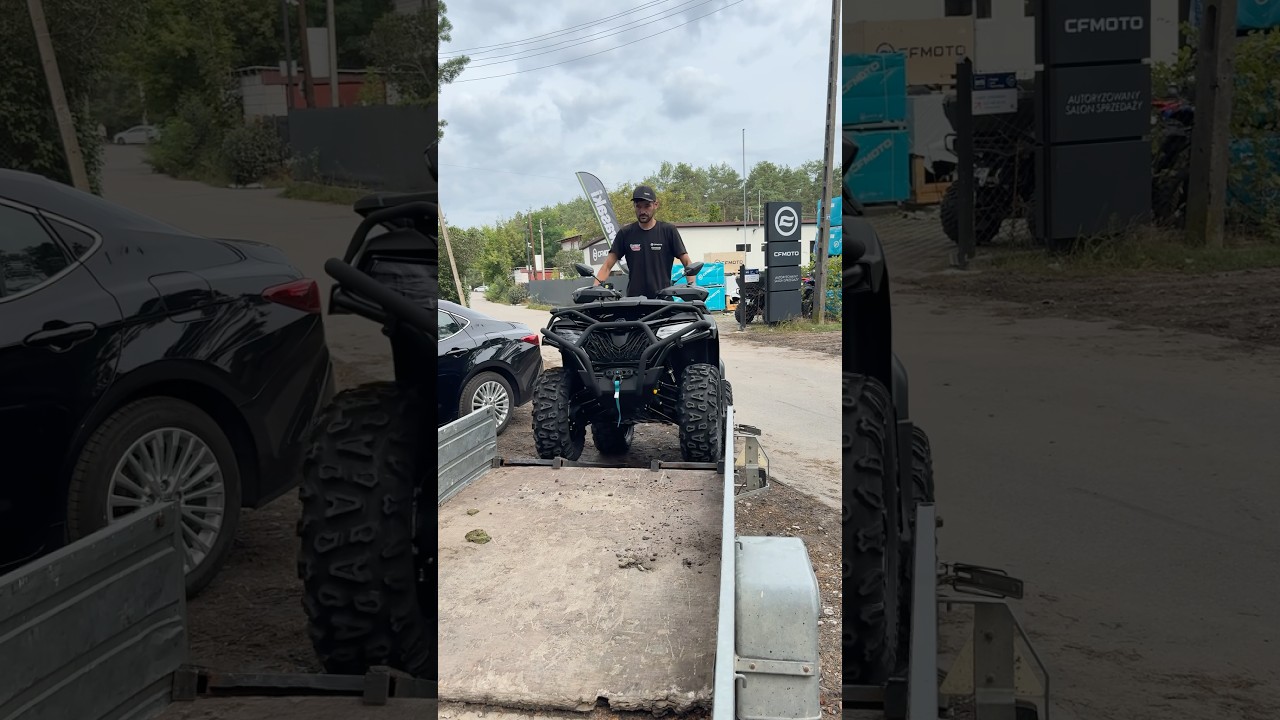 Dawaj niezastanawiaj się, podjeżdżaj CFMOTO 625 na przyczepkę! BLACK edition NA PROMOCJI w ATV-QUAD