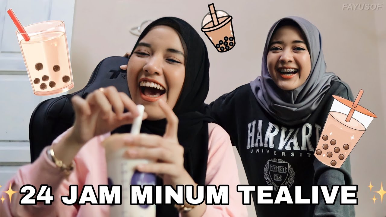 24JAM MINUM TEALIVE ‼️ KEMBONG PEYOTTT 😂