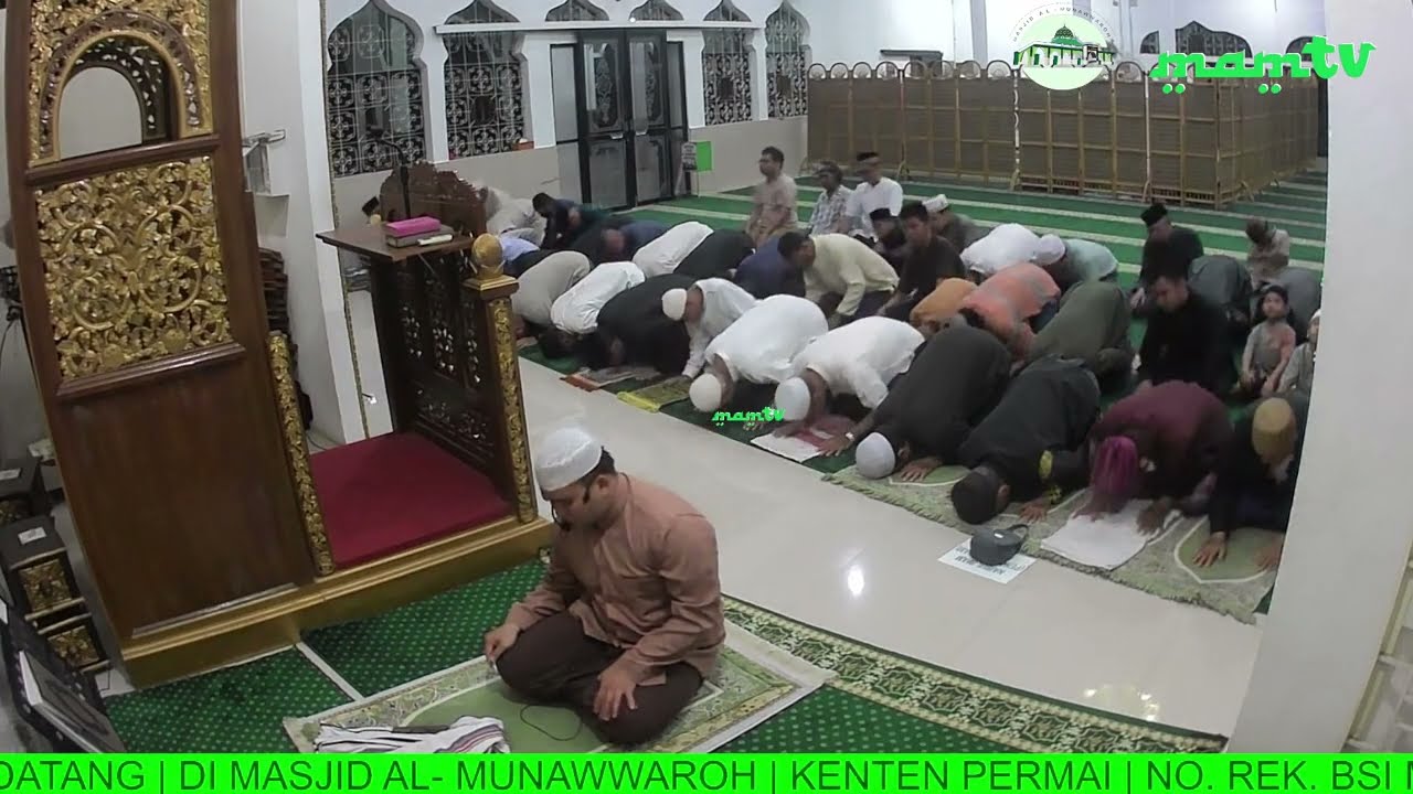 🔴LIVE |   SHOLAT MAGHRIB | MASJID AL-MUNAWWAROH KENTEN PERMAI PALEMBANG