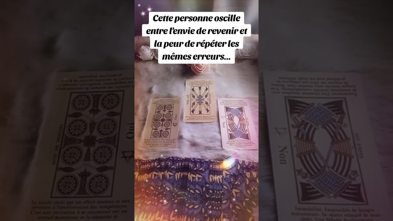 Cette personne oscille entre l'envie de revenir et...