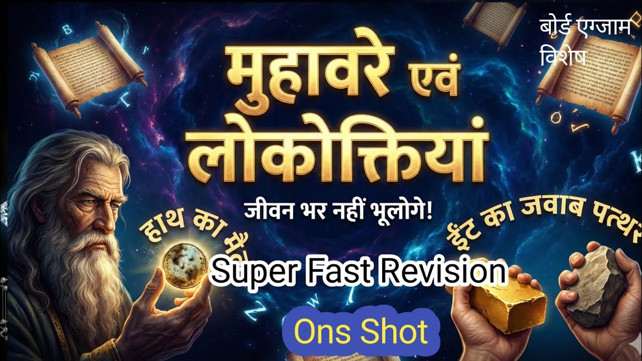 Top 100 मुहावरे और लोकोक्तियाँ |Exam में बार-बार पूछे जाते हैं | रट लो!#MuhavareTricks#हिंदीकहावते  