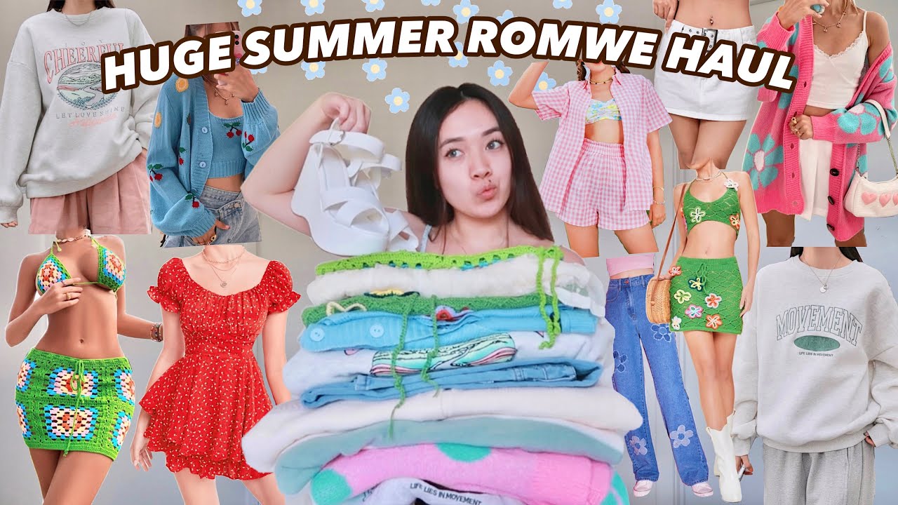 HUGE SUMMER ROMWE TRY-ON HAUL 2022 | Trendy & Affordable (40+ items)