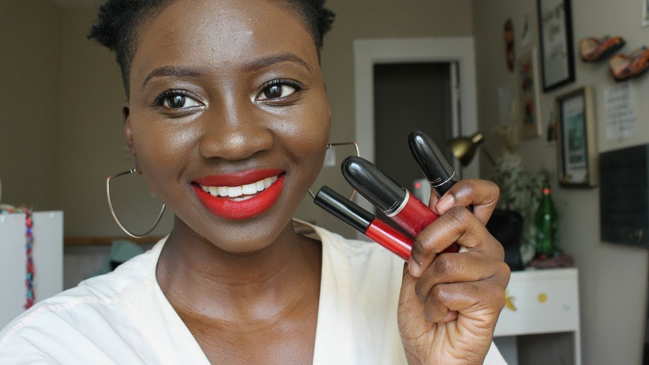 RED LIPSTICK FOR DEEP SKIN // DARK SKIN
