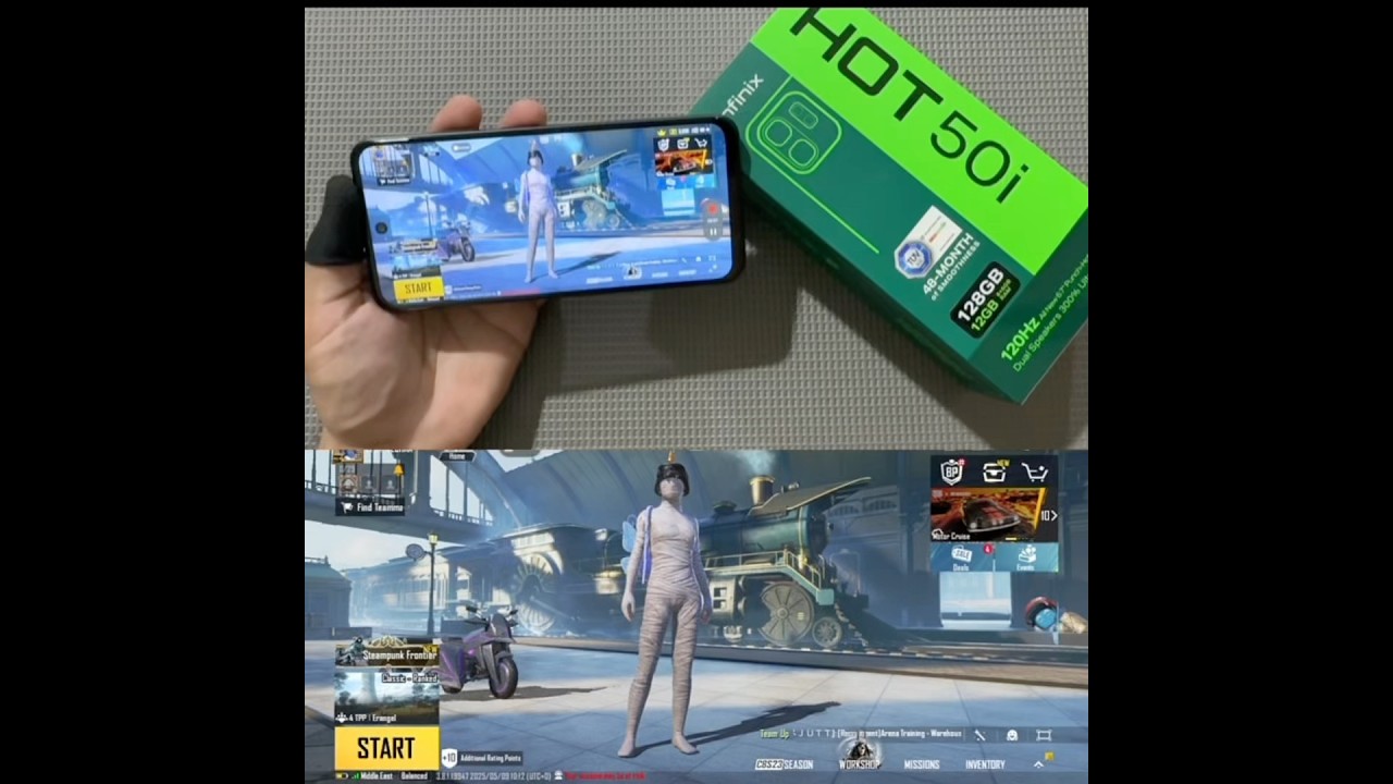 INFINIX HOT 50i 120 FPS😨