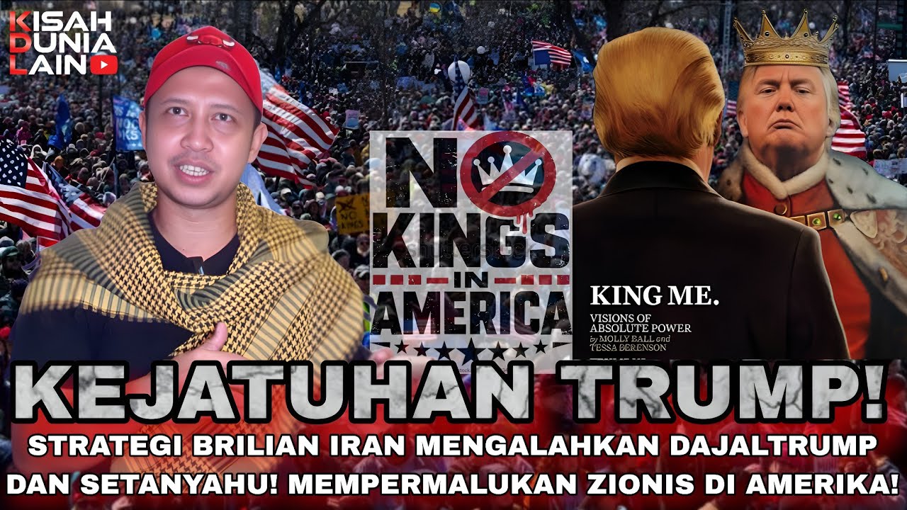 TRUMP HADAPI DEMO TERBESAR DI AMERIKA, TAKTIK BRILIAN IRAN BERHASIL PUKUL ZIONIS | KISAH DUNIA LAIN