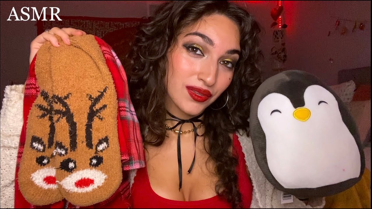 ASMR mommy tucks you into bed on Christmas Eve! 🎄 (personal attention, cozy fireplace crackle)