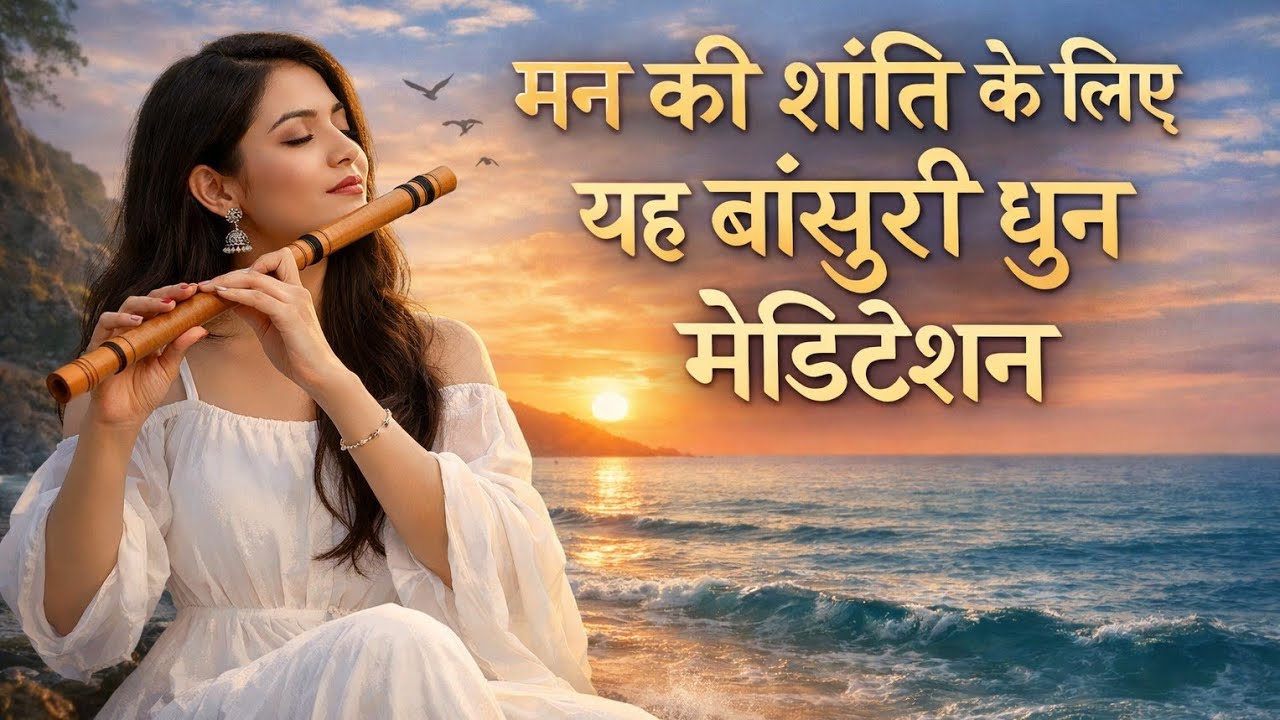 Morning Flute Music Meditation | मन की शांति के लिए बांसुरी धुन / Relaxing Flute Music sleep,...