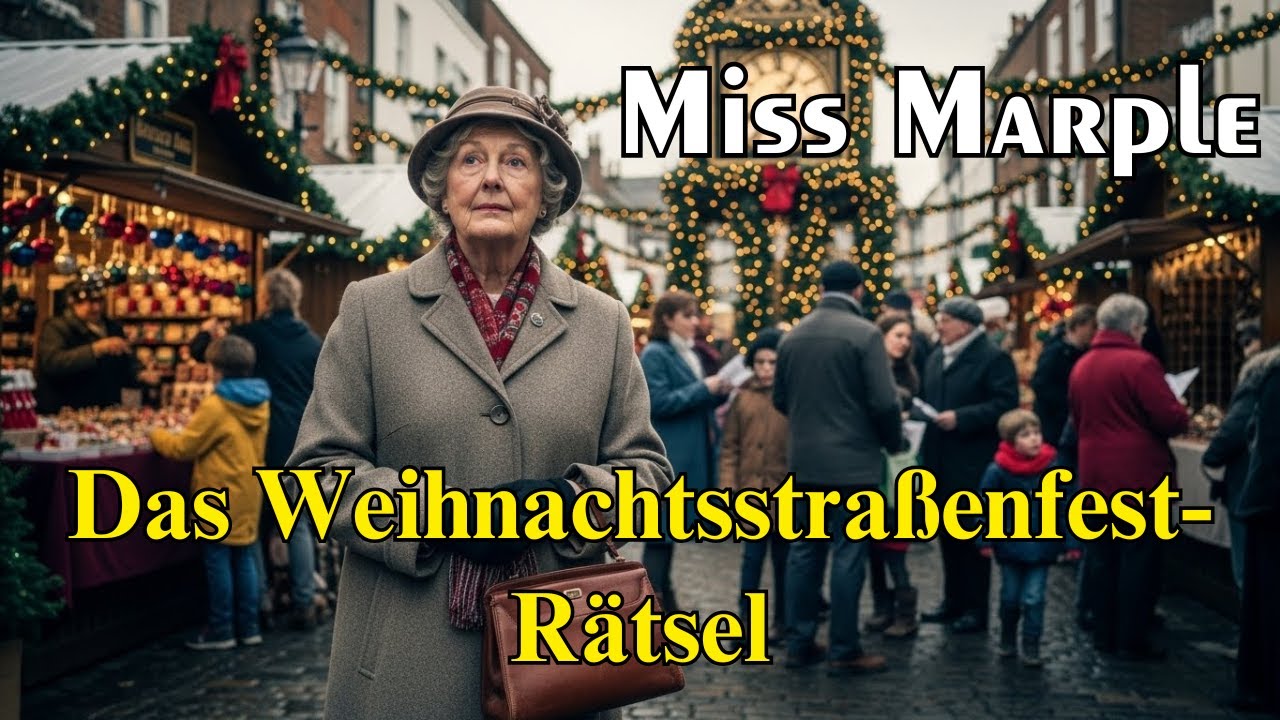 Das Weihnachtsstraßenfest-Rätsel | Miss Marple Hörbuch