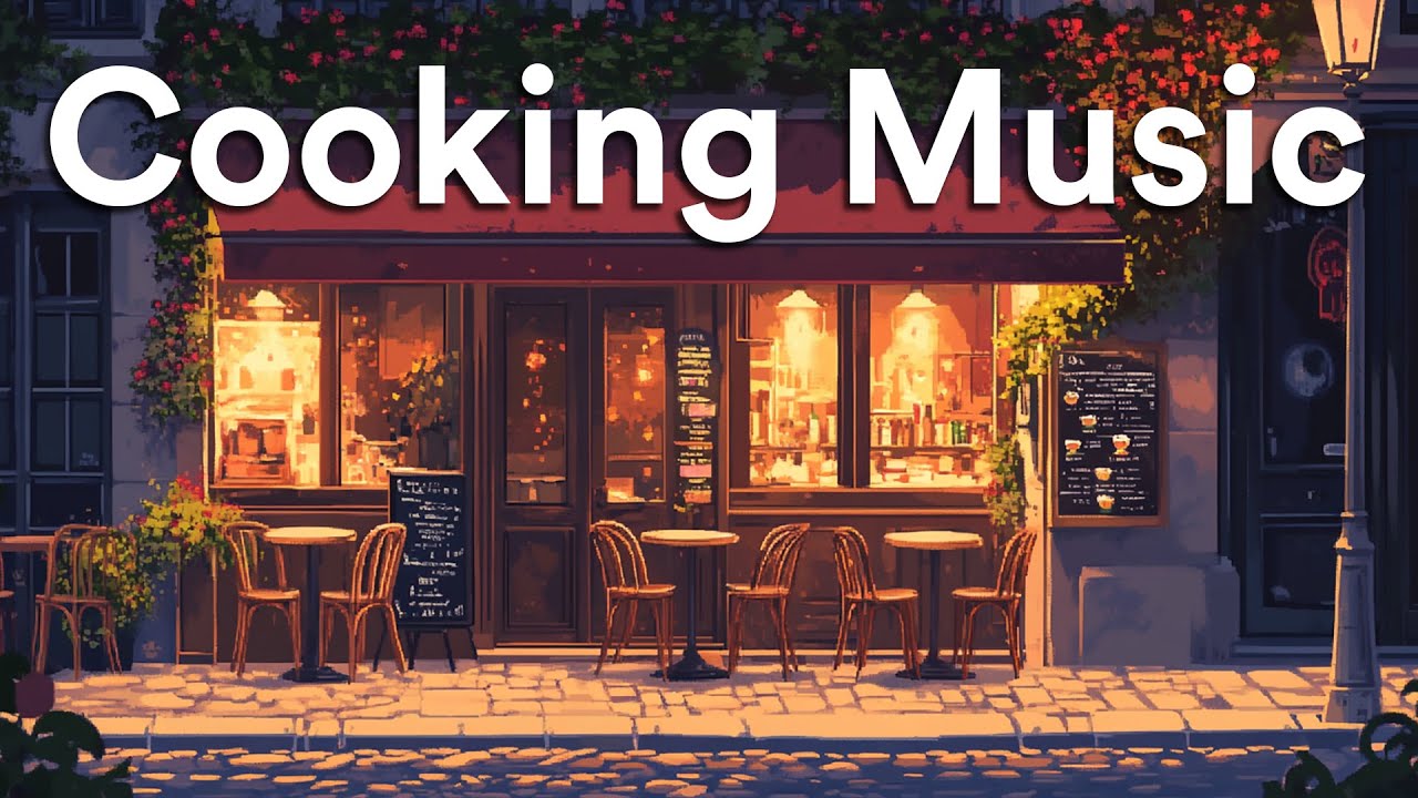 French Cafe Cooking Music // 1 Hour Instrumental Playlist for Dinner, Background, Ambience