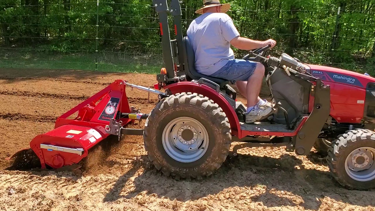 Mahindra Max 26 XL and the King Kutter 5 ft tiller.