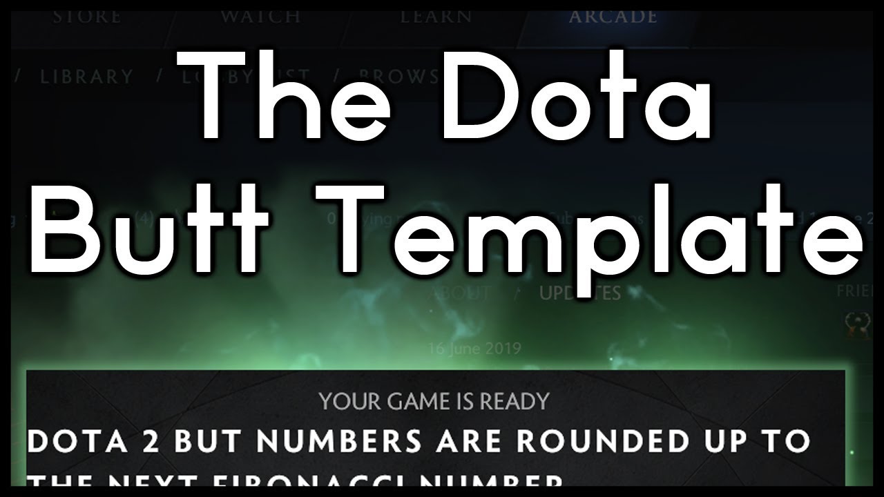 Easily Make Your Own Dota Butt!! - The New Template Is Now Available & Tutorial How To Use It