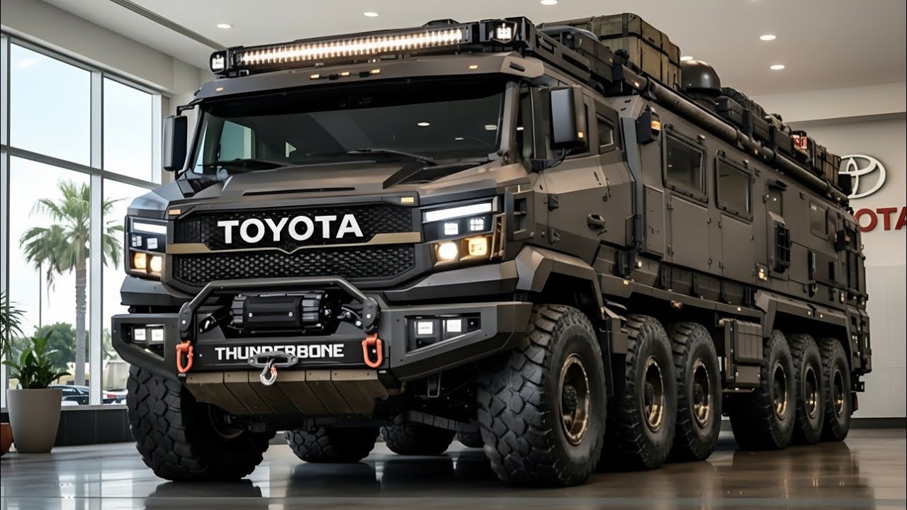 World’s Wildest Motorhome? 2026 Toyota Thunderbone 12×12 Revealed