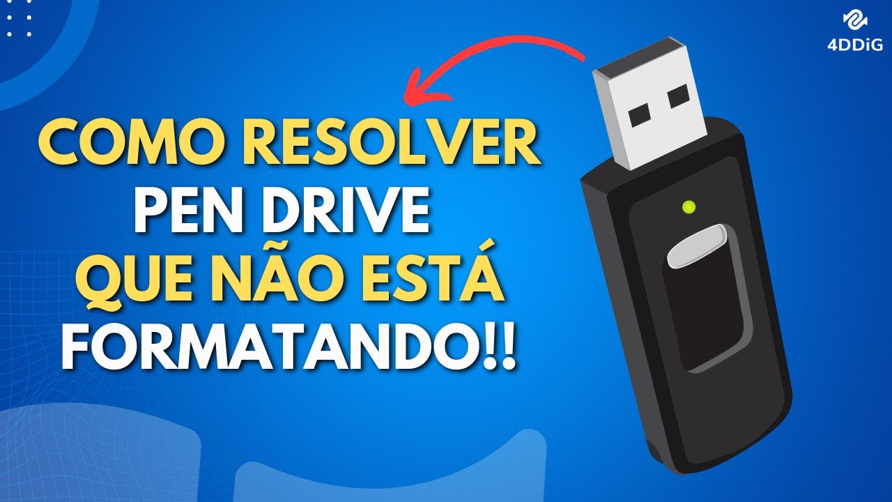 PEN DRIVE NÃO está Formatando! Como Resolver FÁCIL