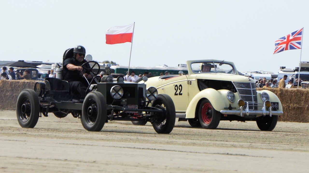 Rømø Motor Festival 2024 - Ræs i Flotte Veteranbiler | Danish Beach Racing