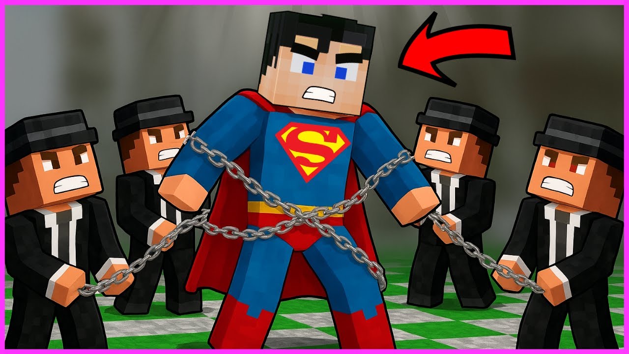 SÜPERMEN TUZAĞA DÜŞTÜ! 💥😱 (Minecraft)