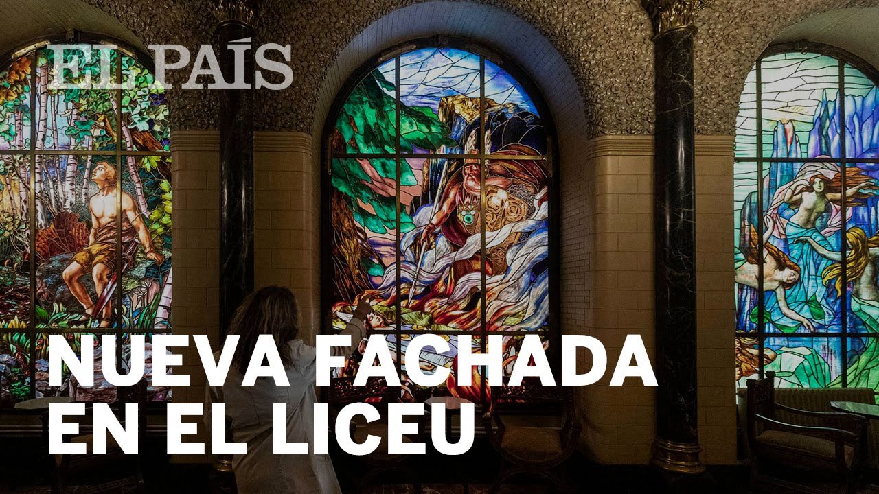 LICEU de BARCELONA: la nueva fachada del TEATRO de la RAMBLA
