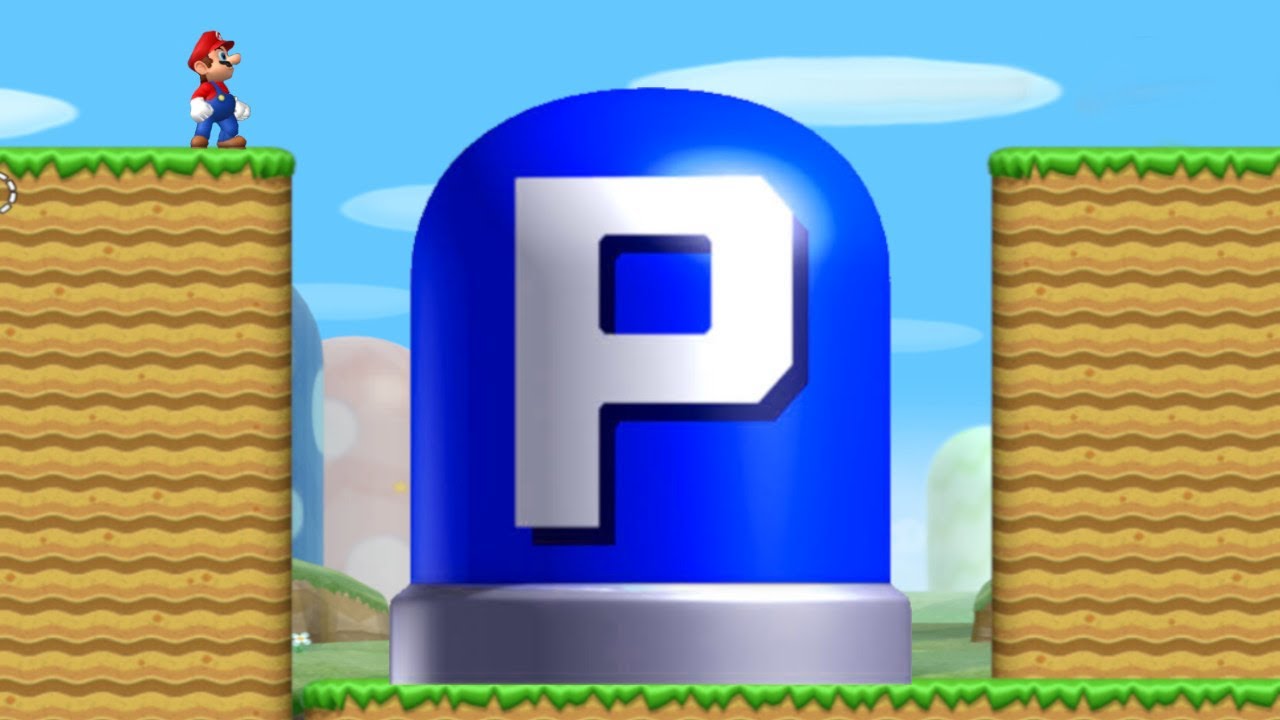 Can Mario press the Ultimate P-Switch in New Super Mario Bros. Wii ?