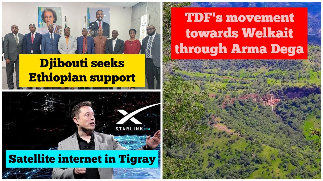 TDF's movement towards Welkait through Arma Dega | Djibouti seeks Ethiopian help | Tigray internet