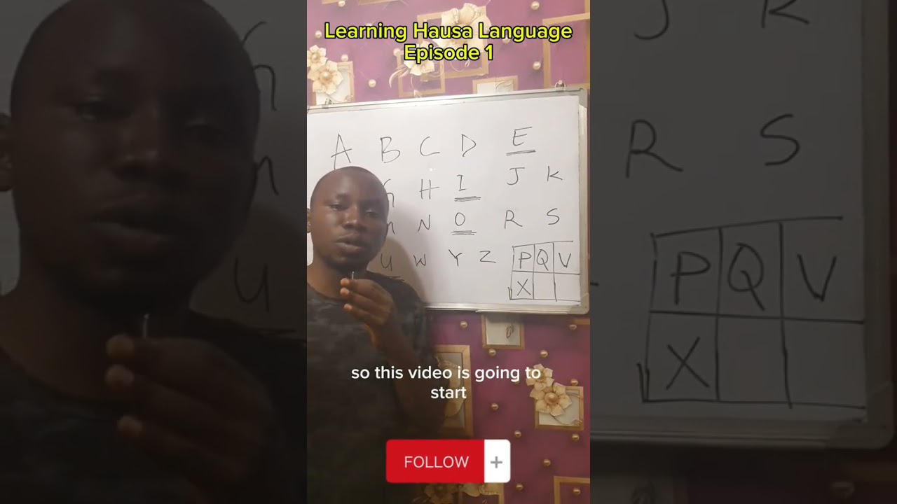 Learning Hausa Language For Beginners Episode 1
