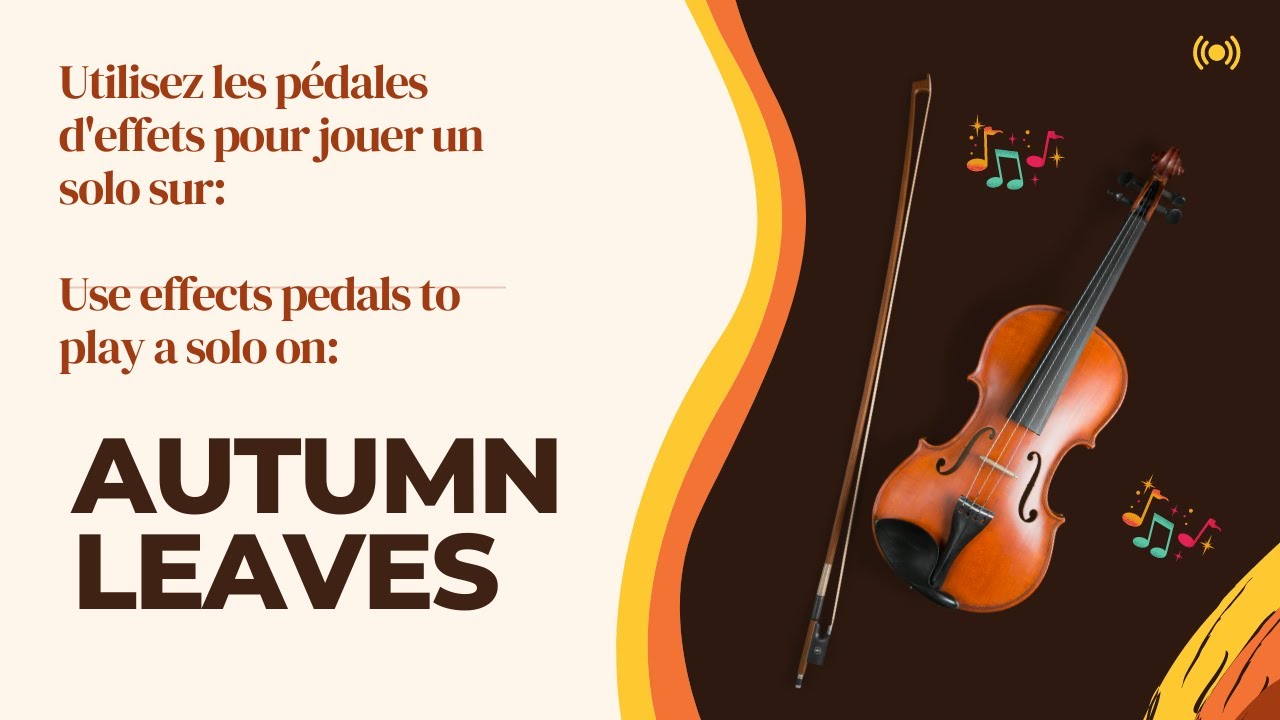 Autumn leaves (G-) Jazz violin solo