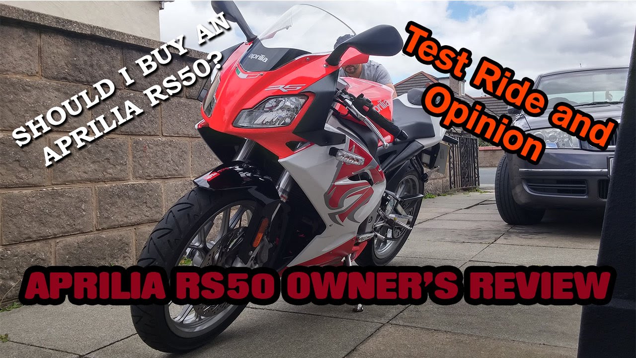 [ENGLISH] Aprilia RS50 50cc Sportbike Review, Test Ride and Owners Opinion
